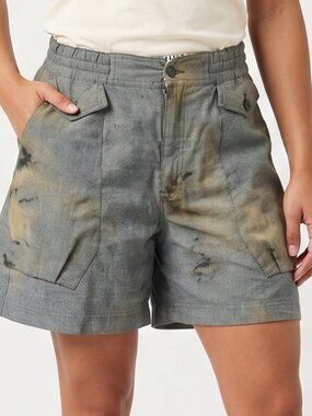 Gitano Upcycled Shorts Vintage Y2K Gray Black Size 13/14 12